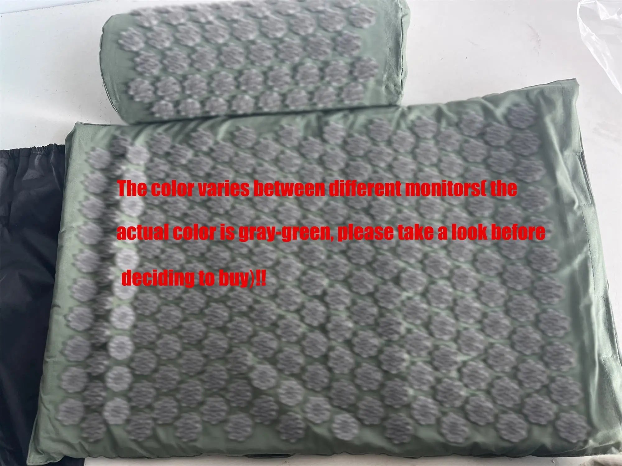 Acupressure Mat Set with Pillow - 3PCS Portable Muscle Relief System Body Shaping Massage Equipment Tidesmit