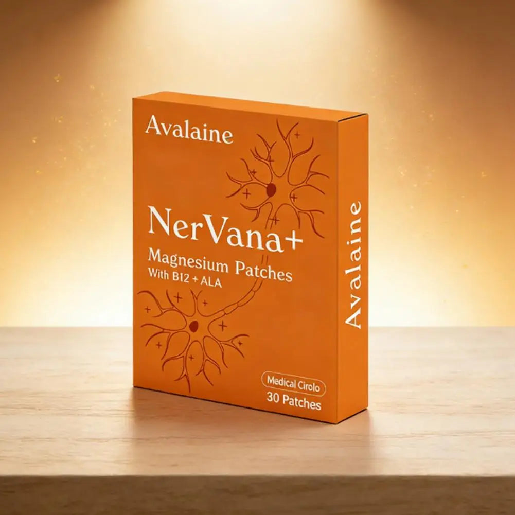Avalaine NerVana+ Magnesium Patches 1/3/5/10pcs With B12 ALA Body Care Relaxation Support Patches Natural Calming Relax Aid