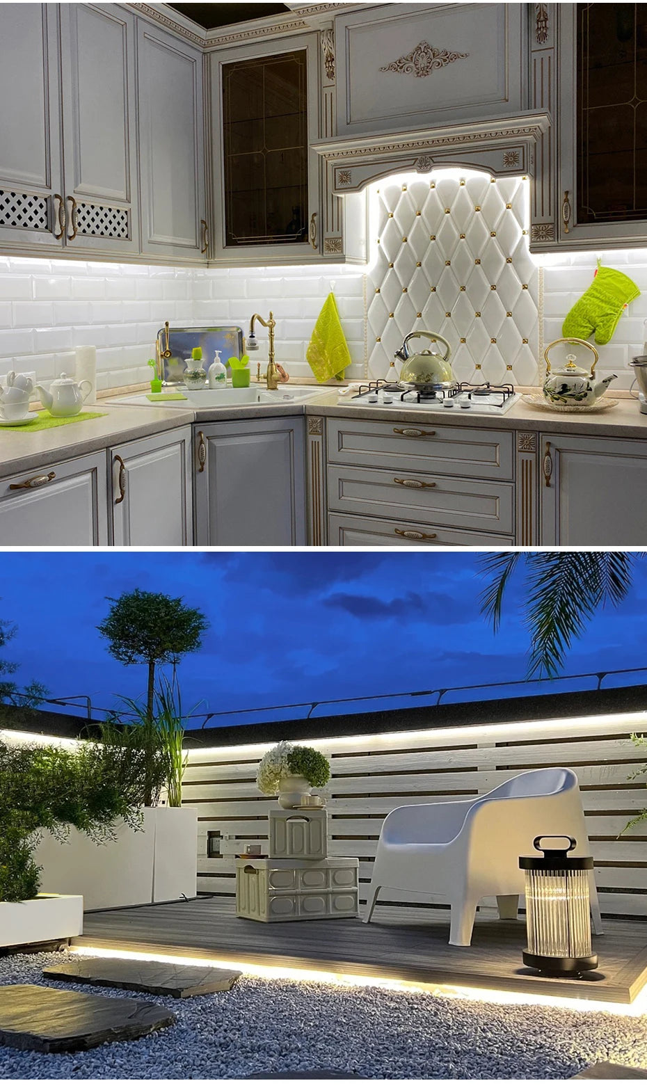 Super Bright 220V COB LED Strip Light EU/AU Power Plug Adhesive Tape Flexible Ribbon Waterproof For Outdoor Lighting Decoration