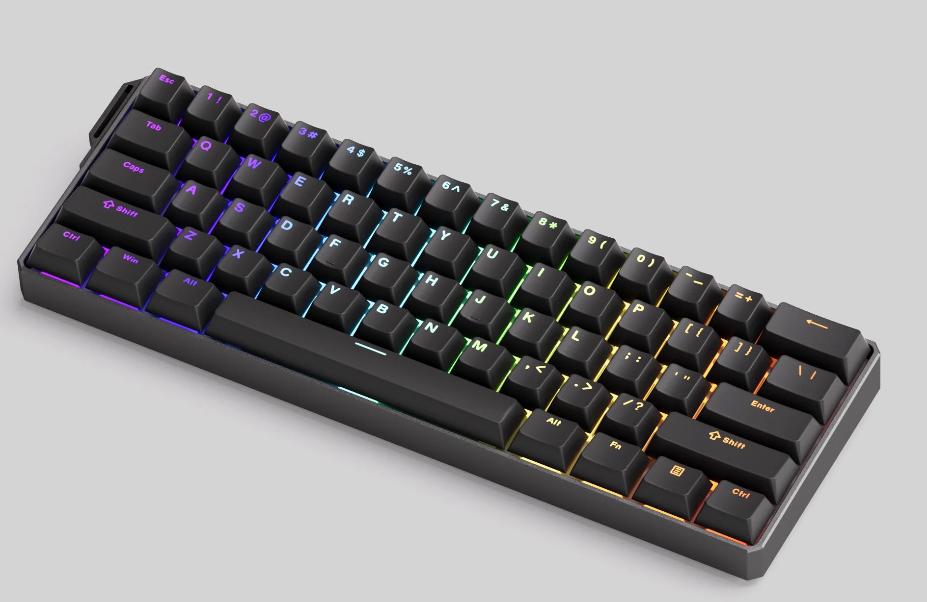 Akko MonsGeek FUN60 Mechanical Keyboard Magnetic Switch 60% Gaming Keyboards Rapid Trigger 0.01mm 8K ARGB HE/TMR Custom Keyboard