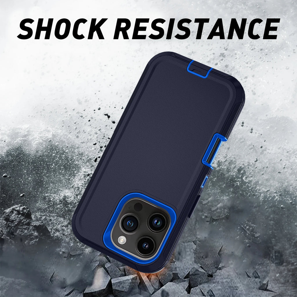 iPhone 17 Pro Max Shockproof Case with Integrated Kickstand - Tidesmit Tidesmit