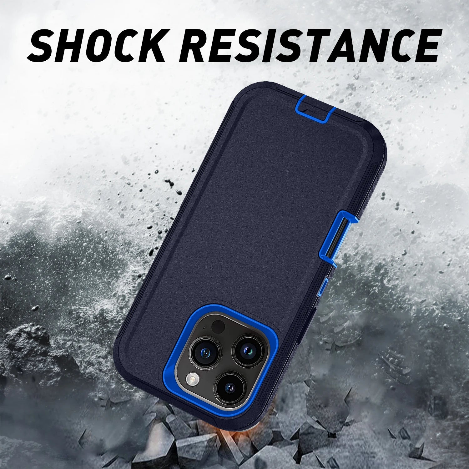 iPhone 17 Pro Max Shockproof Case with Integrated Kickstand - Tidesmit Tidesmit