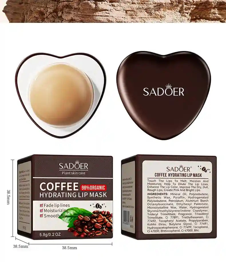 Coffee Lip Mask | Intensive Overnight Hydrating Lip Treatment Lip Care Tidesmit
