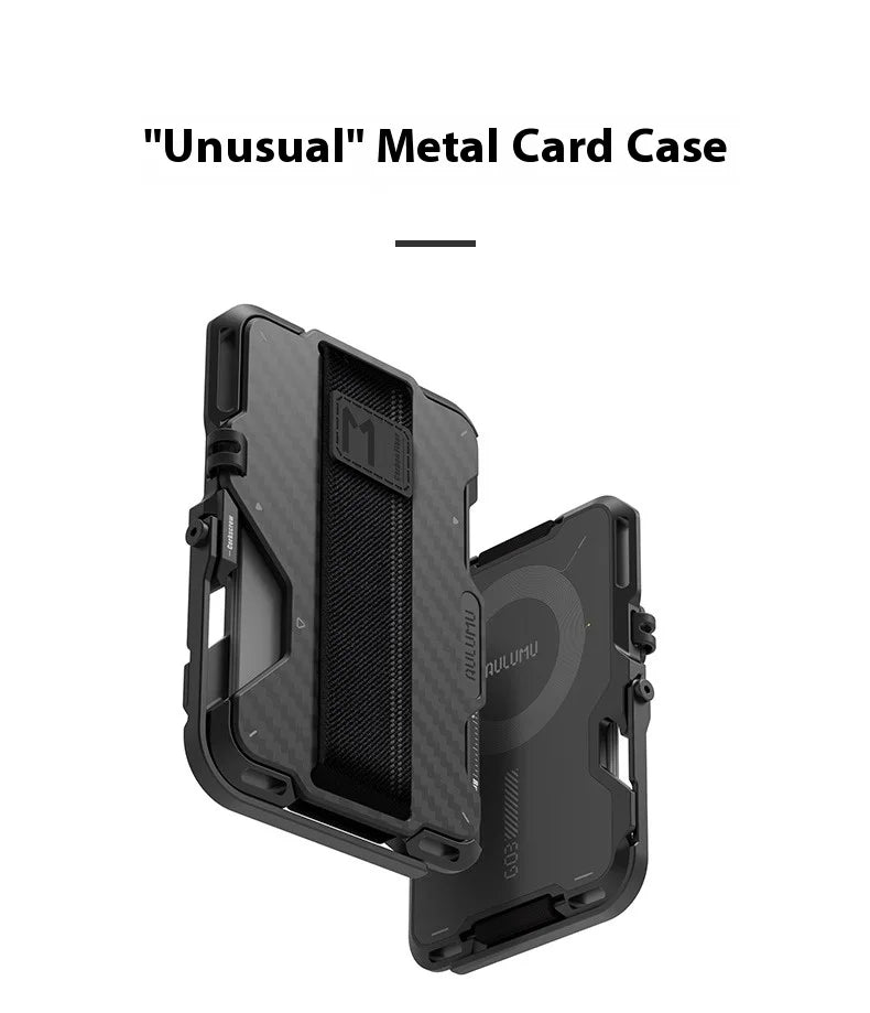 Magnetic Carbon Fiber Wallet: 6-in-1 Slim Fit Phone Case Tidesmit