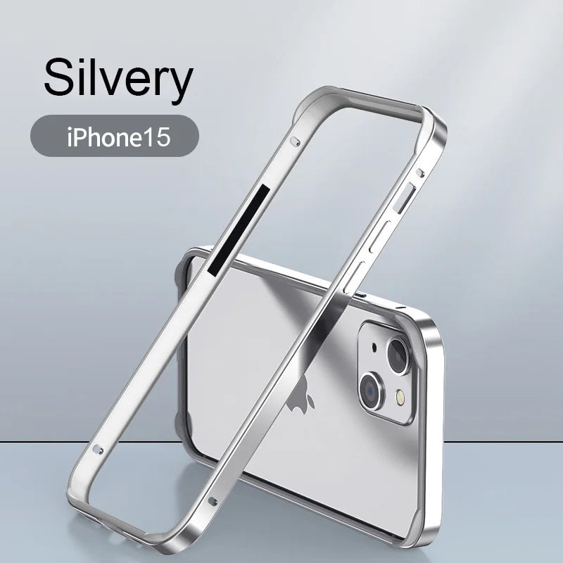 iPhone 17 Aluminum Bumper Case - Slim Military-Grade Metal Frame Tidesmit