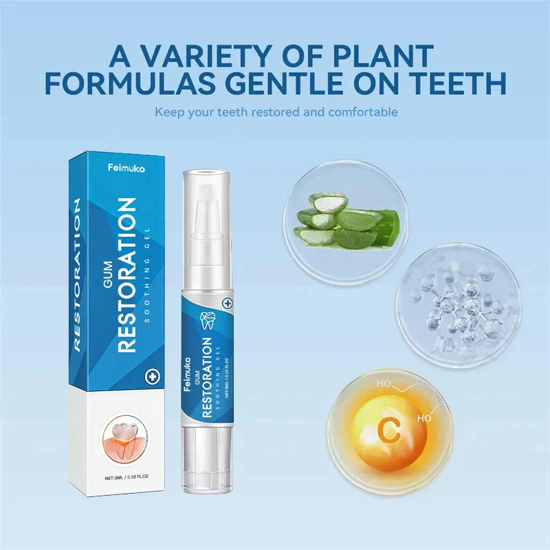 Gum Repair Gel for Sensitivity Relief and Deep Cleaning by Tidesmit Lip Care Tidesmit