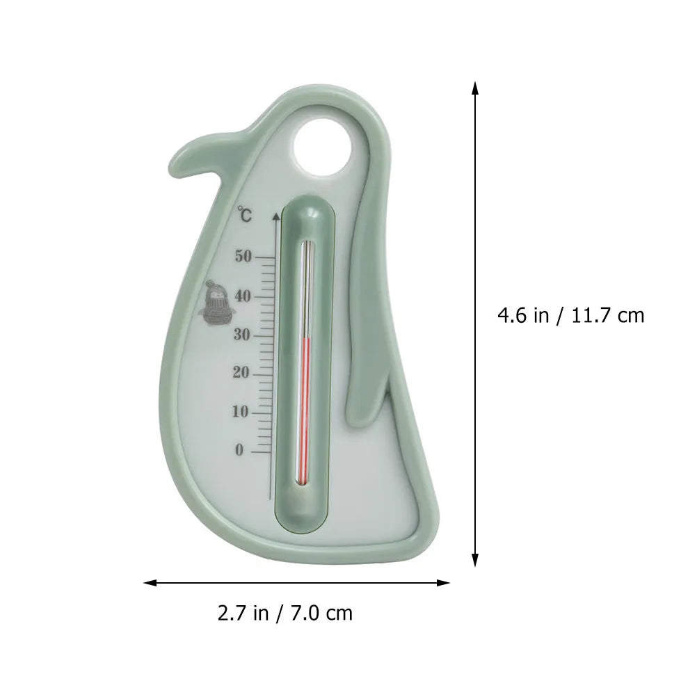 Bathtub Thermometer Baby Water Thermometer Penguin Shape Durable PP Material Safe Accurate Measurement for Bath Room Infant Use