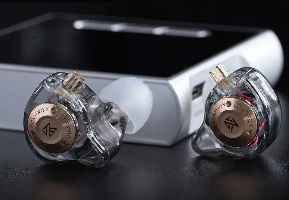 KZ EDX Pro X In-Ear Monitors - HiFi Bass Wired Earbuds | Tidesmit Tidesmit