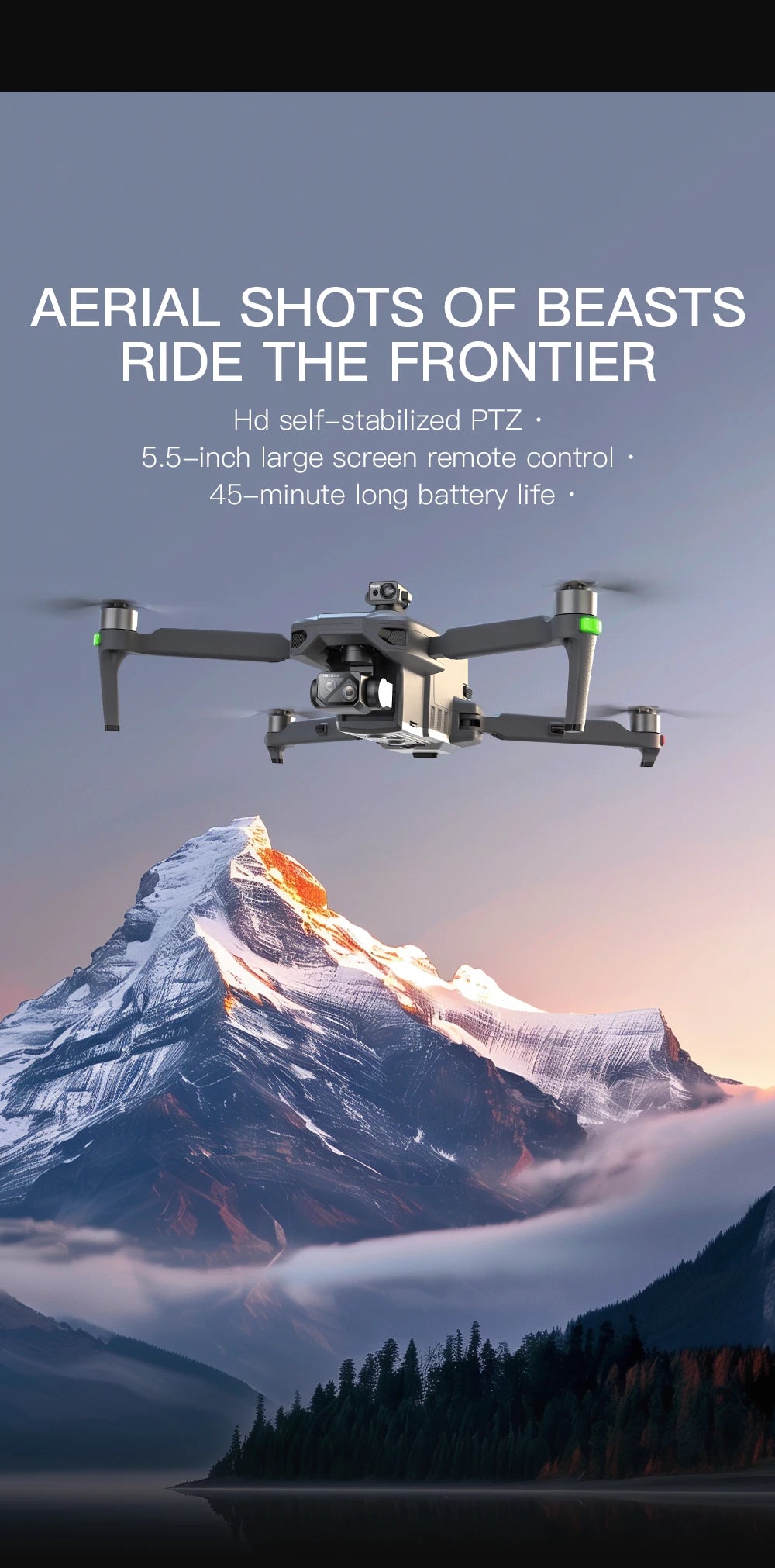4K GPS Drone with Obstacle Avoidance - Foldable Quadcopter SG909 MAX Tidesmit