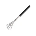 Extendable Stainless Steel Back Scratcher - Durable Manual Massager Massage Roller Black Tidesmit