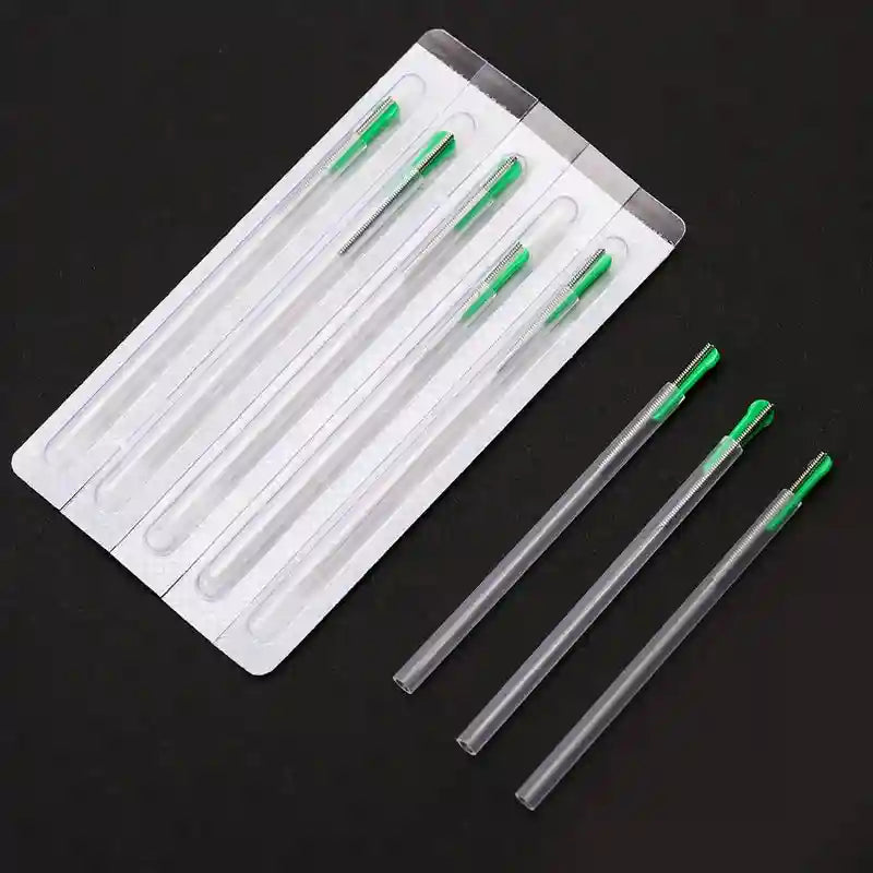 Acupuncture Needles with Guide Tubes 100 Pack - Sterile Professional Massage Roller Tidesmit