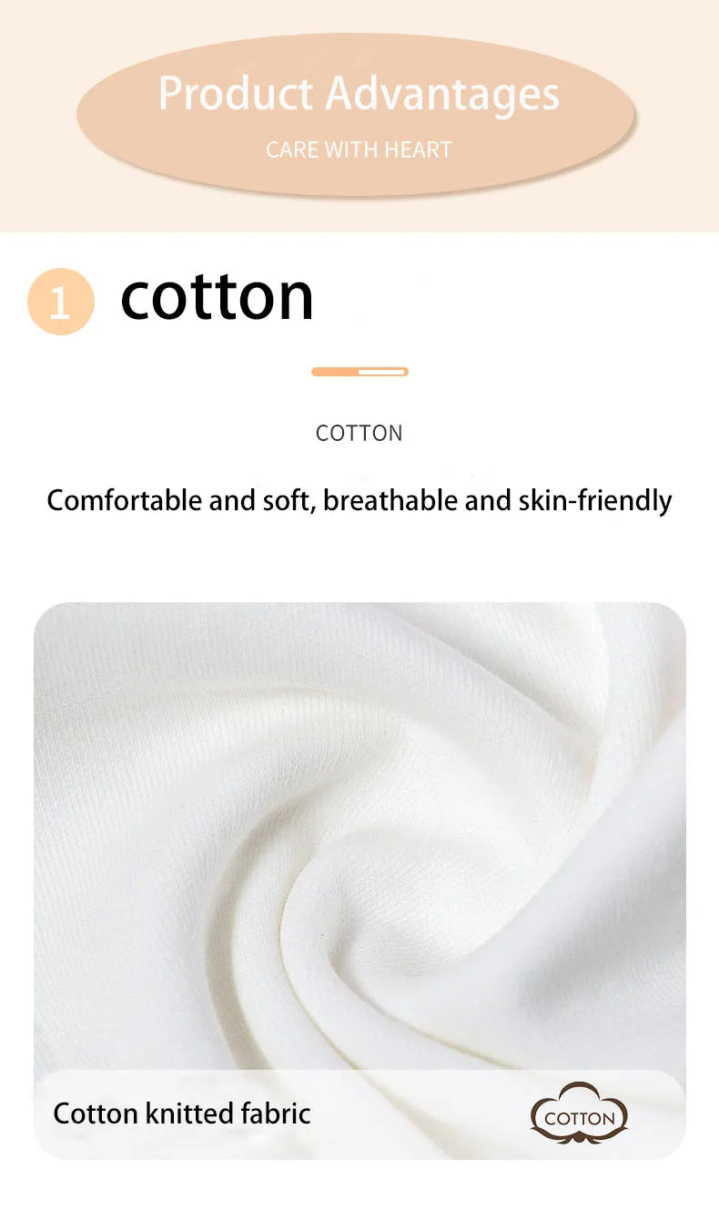 BIAI 1pc Cotton Adult Cloth Diapers Reusable Incontinence in Adult Cloth Nappies Washable Diaper Pants for Adults Teenage Gift