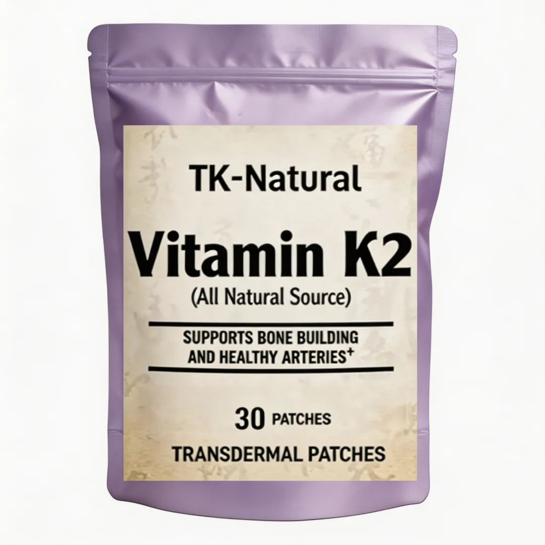 30 Patches Vitamin K2 MK-7 Transdermal Patches - Bone, Joint, & Immune Support