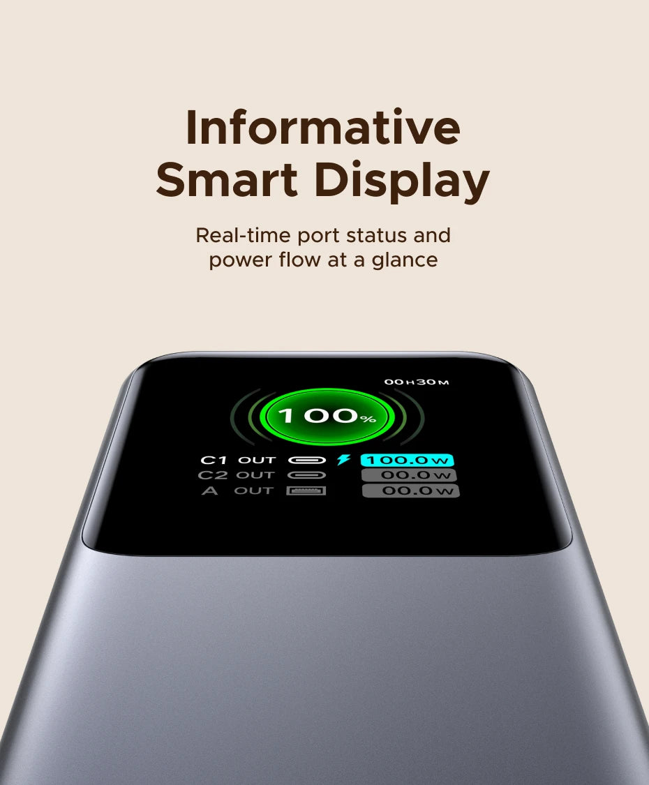 165W Portable Charger 20000mAh - Fast USB-C PD Power Delivery Tidesmit