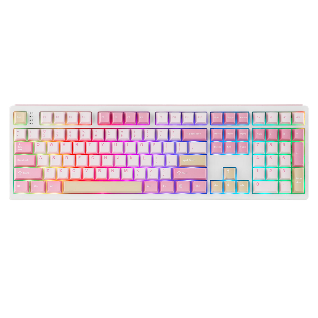 EPOMAKER TH108 100% Full Size Hot-Swap Gasket-Mounted Wired/Bluetooth/2.4Ghz Wireless Mechanical Keyboard with 10000mAh Battery