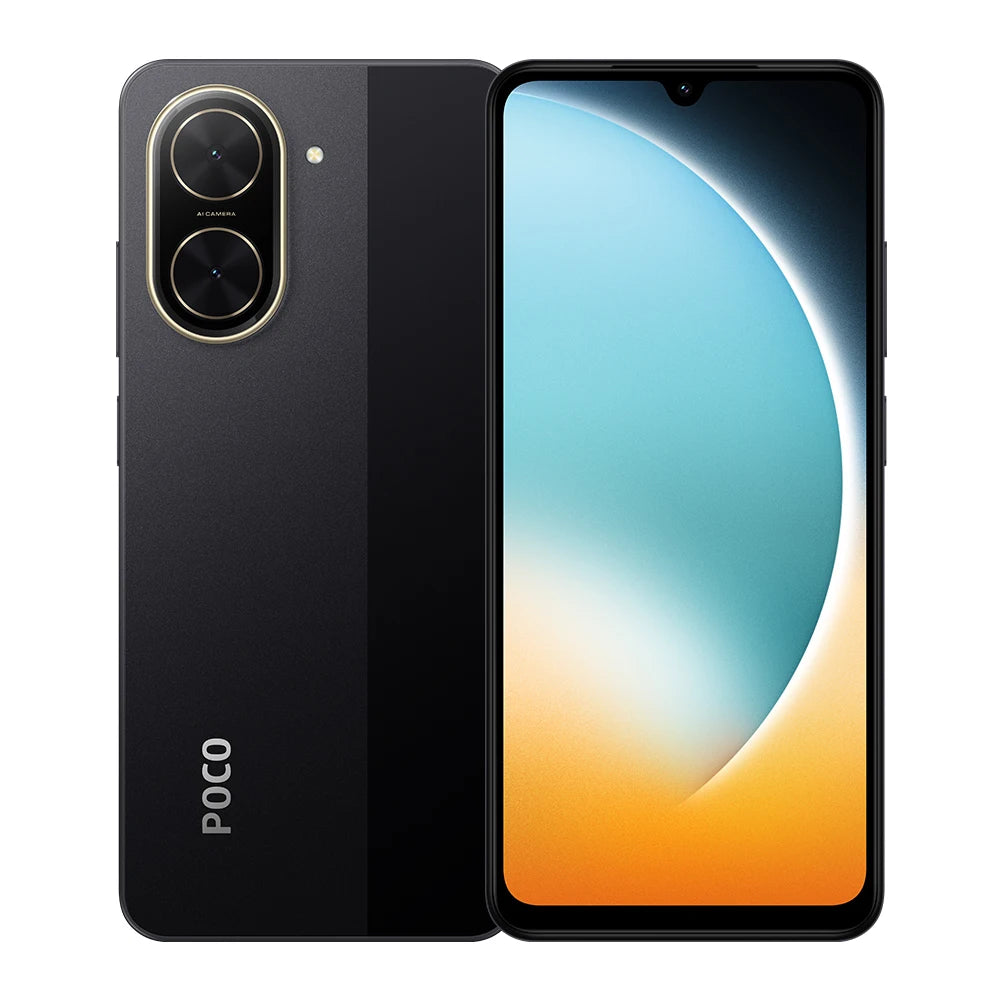Xiaomi POCO C71 5G Smartphone - 5200mAh Battery, 32MP Camera, Black AE 3GB 64GB Black China Mainland Tidesmit