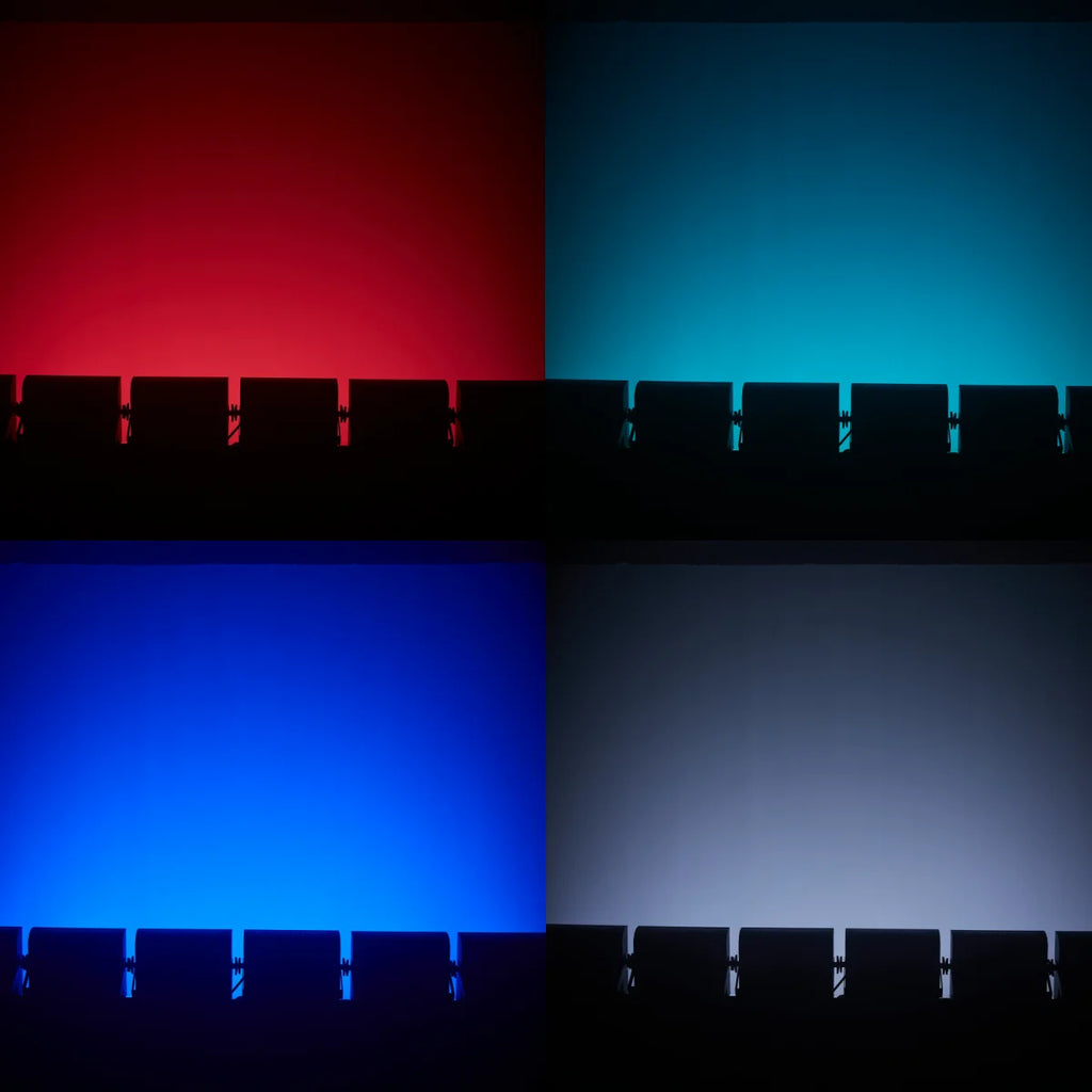 2PCS  200W LED Strobe Light Super Bright RGBW 4in1 48 Partition White 8000K DMX  Dj Wash Bar Strobe Stage Lighting Effects