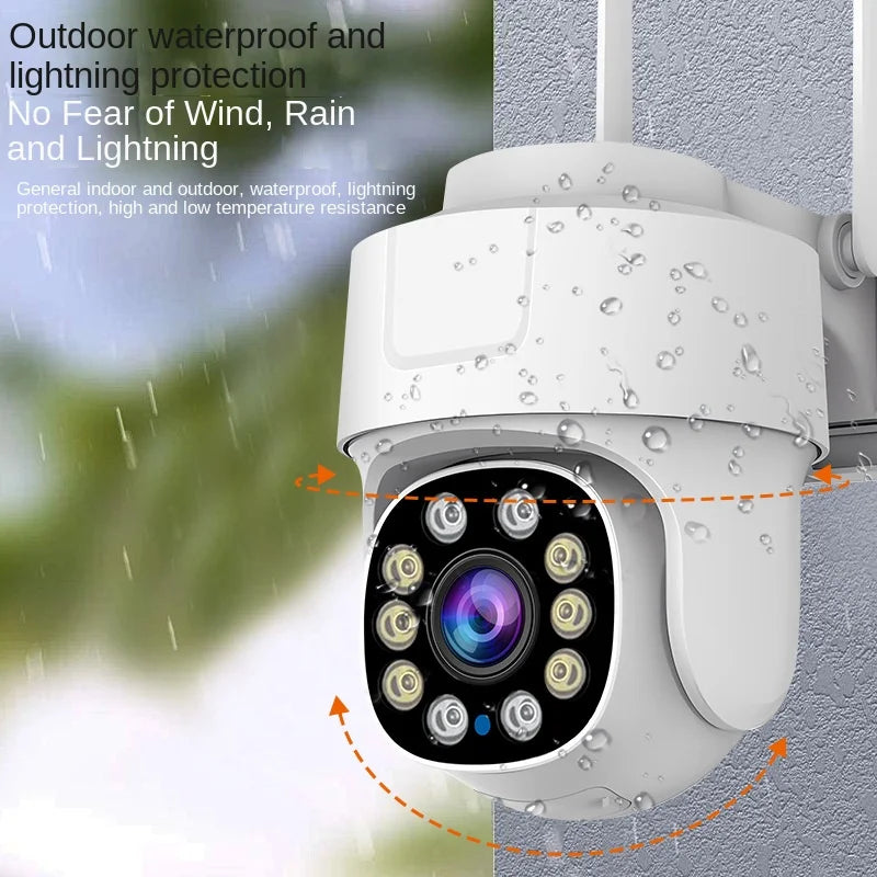 10X PTZ Zoom Wifi Camera Tuya Smart Outdoor Home Security Video Surveillance 5MP Wireless IP Cameras AI Automatic Human Tracking