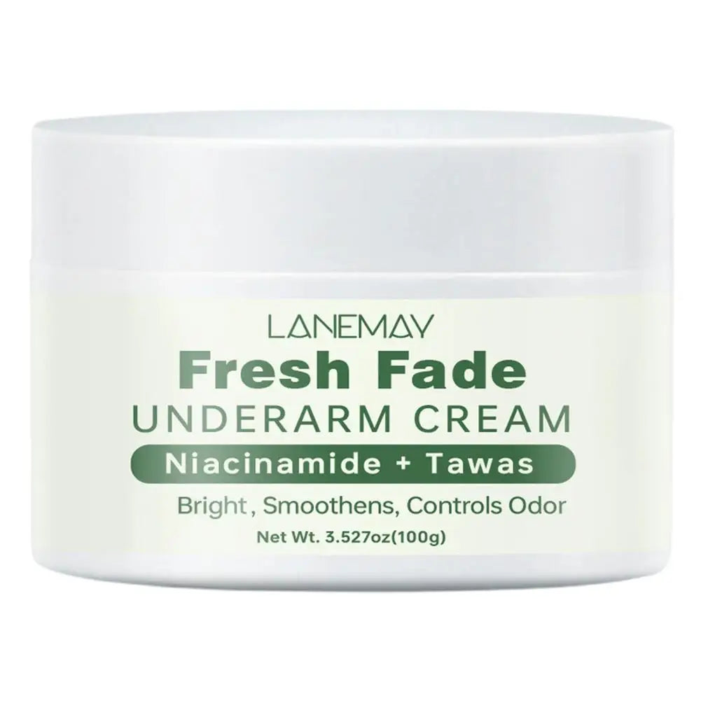 Fresh Fade UNDERARMCREAM Cream Niacinamide Brightens,Smoothens,Controls Odor  Underarm Skin Care Moisturizing  Body Lotion 100g
