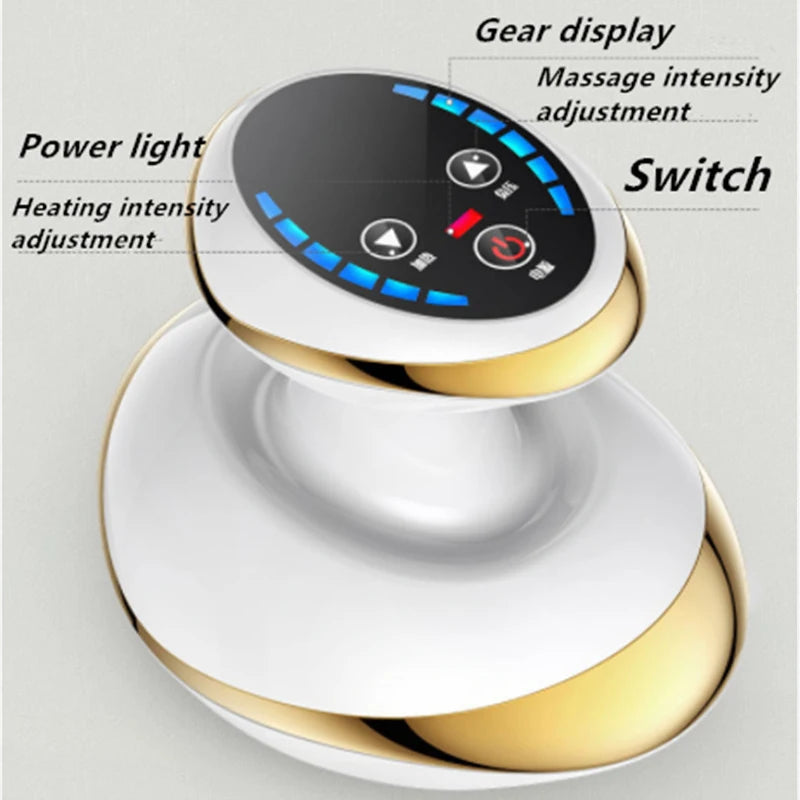 Electric Guasha Body Massager with Heat Therapy and Suction Body Shaping Massage Equipment Tidesmit
