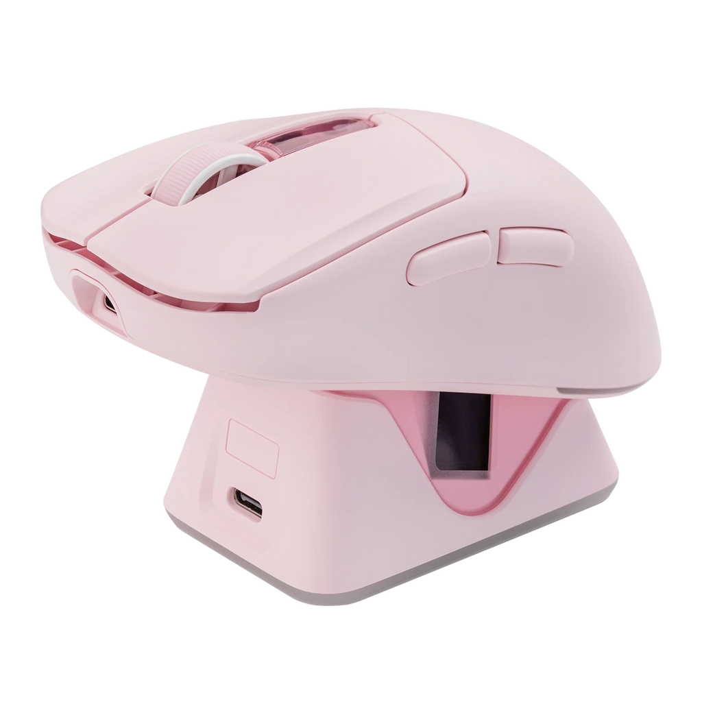 EPOMAKER NEX Lite Tri-mode Wireless PAW3311 Sensor Gaming Mouse with RGB Charging Dock & 1K Polling/12K DPI for Gaming & Office