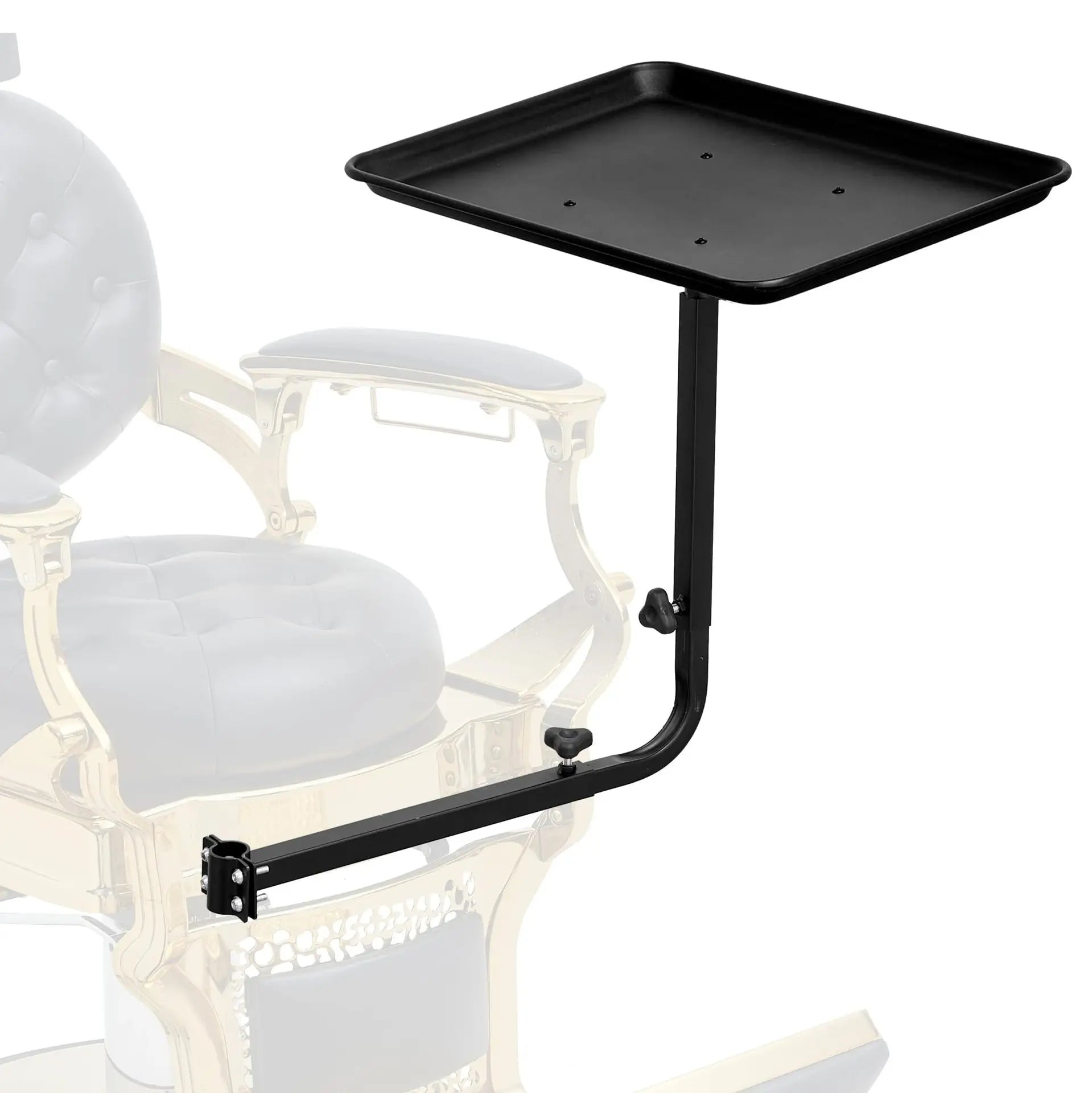 Salon Chair Tray 360 Rotation - Adjustable Black Storage Tray Massage Chairs Tidesmit