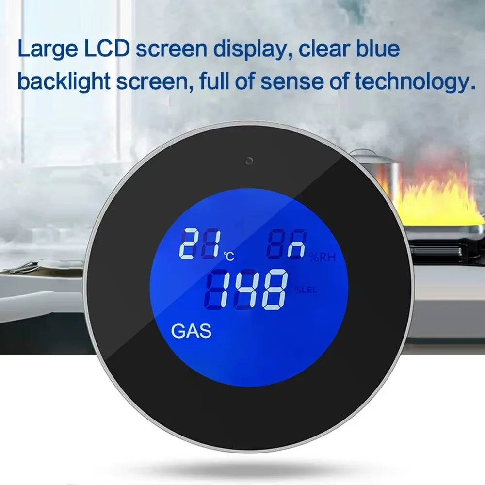 WiFi Gas Leak Detector Alarm - Smart Home App-Controlled Sensor Tidesmit