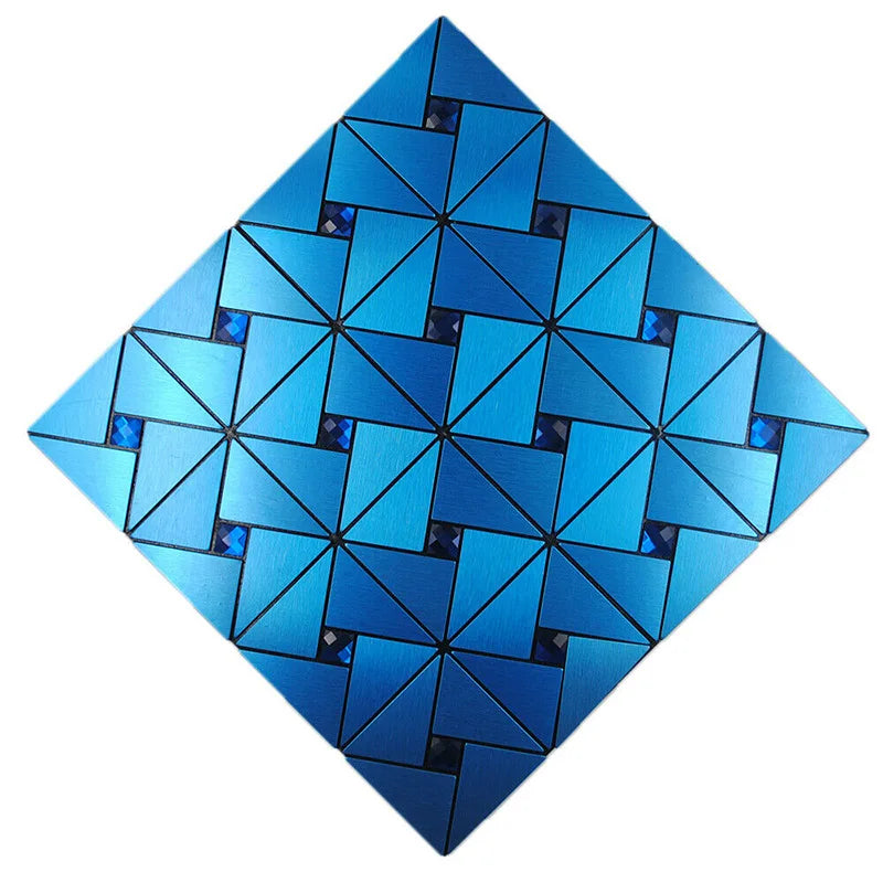 5 Pcs Self Adhesive Mosaic Stick Wall Tile Backsplash Bathroom Washbasin Living Room Home Background KTV Decor Wall Decals