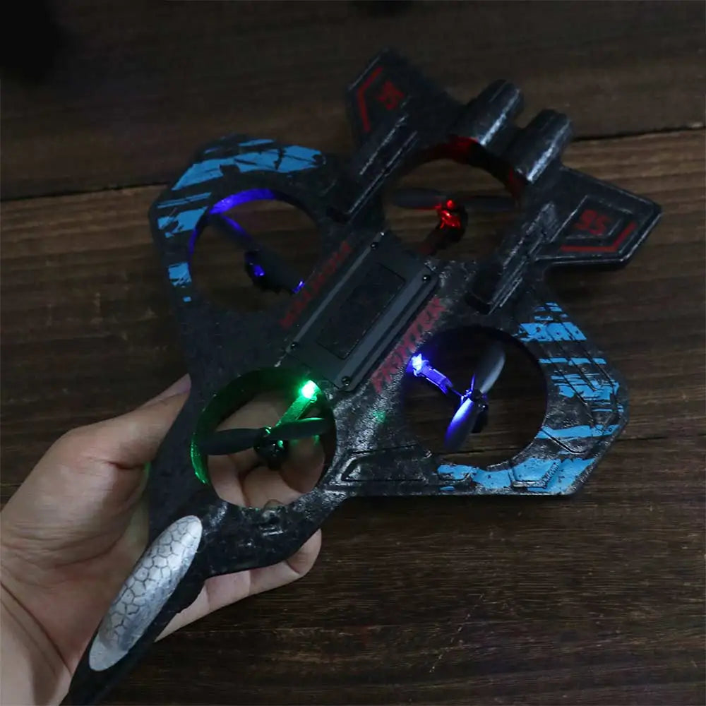 RC Foam Fighter Glider | Gravity Sensing Durable Indoor Drone Tidesmit