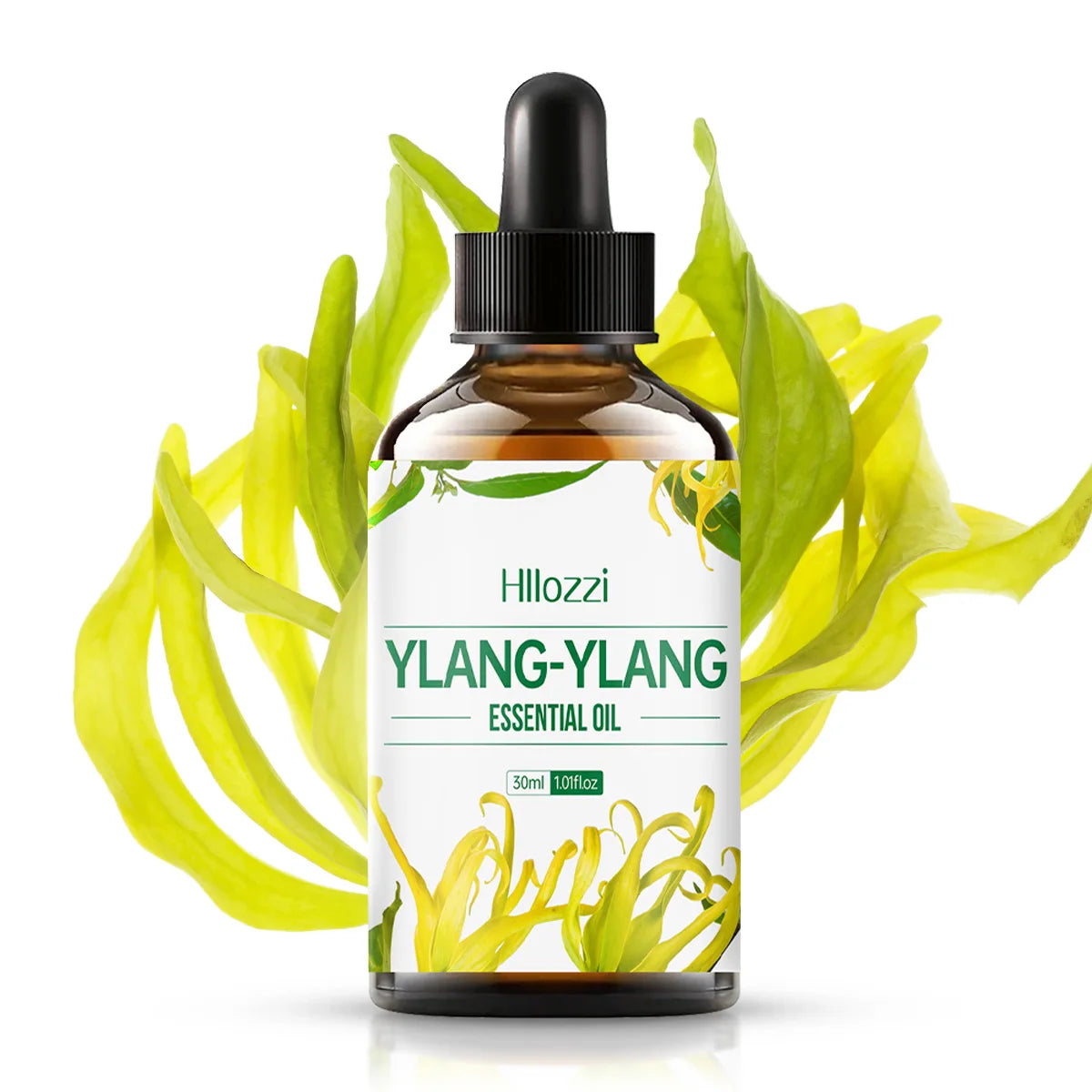 Ylang ylang essential oil is used for skin care, massage, bathing, and is suitable for face, body, nails and hair.