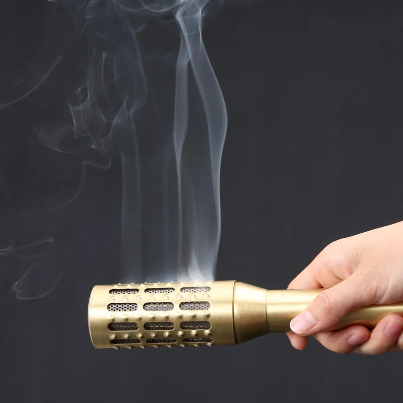 Moxibustion Massage Stick: Portable Brass Acupoint Wellness Tool Relaxation Treatment Tidesmit