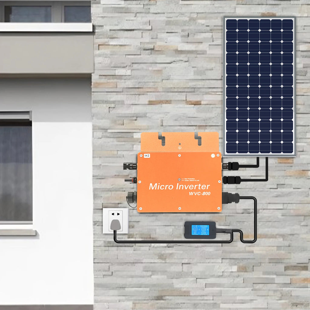 800W Solar Power Inverter, Solar Power Inverter with LCD Display, 32-bit DSP Full Digital SPWM Control, High Security