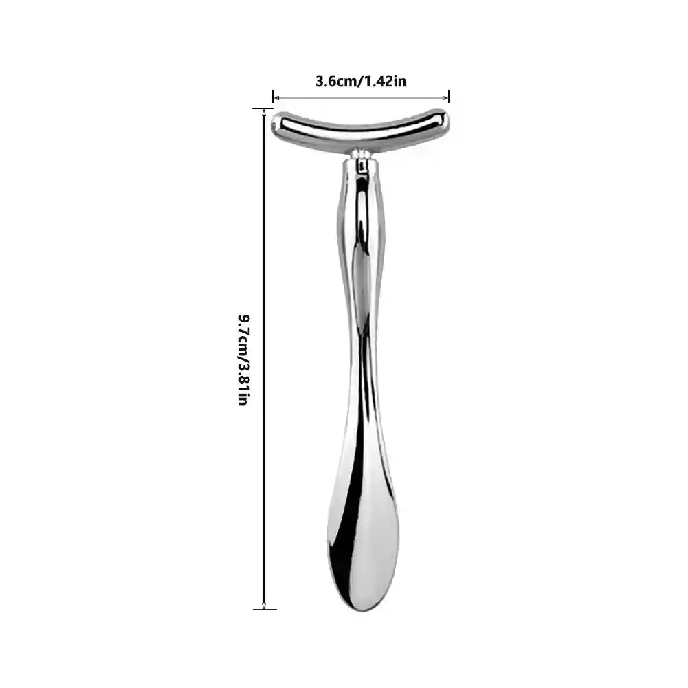Eye Massage Stick for Dark Circles & Face Lifting - Tidesmit Eye Massage Instrument 1pc silver T Tidesmit