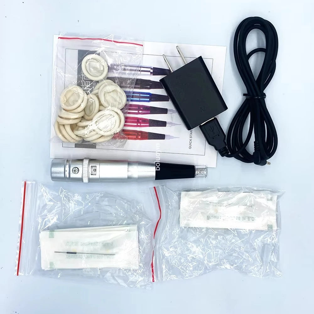 PMU Machine: Swiss Motor Rotary Tattoo Pen Kit for Precise Microblading Permanent Makeup Machines Tidesmit
