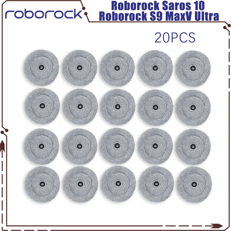 Tidesmit replacement parts kit for Roborock Saros 10 and S9 MaxV Ultra including main brush, side brush, and filters.