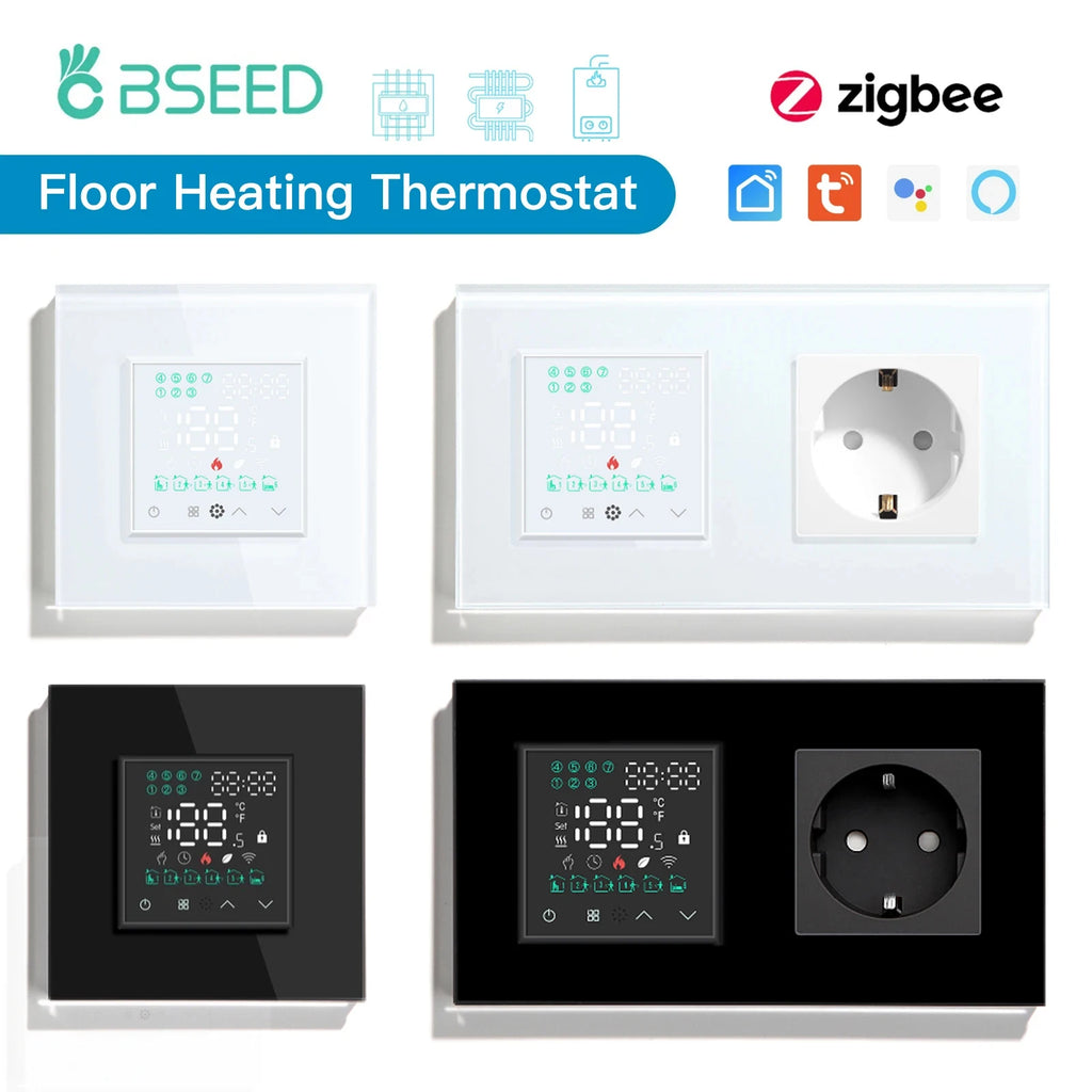 Smart ZigBee Floor Heating Thermostat | WiFi App Controlled HVAC Tidesmit