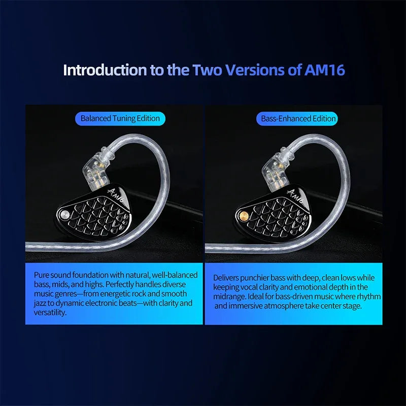 Tidesmit 16BA Driver Wired Earbuds HiFi Bass Noise Isolating Tidesmit