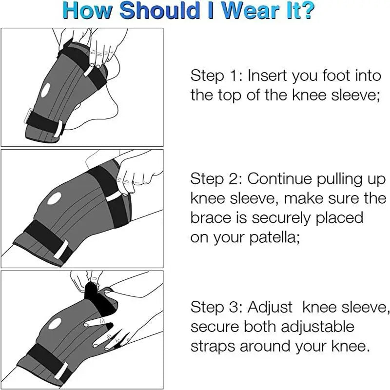 1PCS Knee Brace for Knee Pain with Patella Gel Pad & Side Stabilizers Knee Support Arthritis Meniscus Injury Recovery