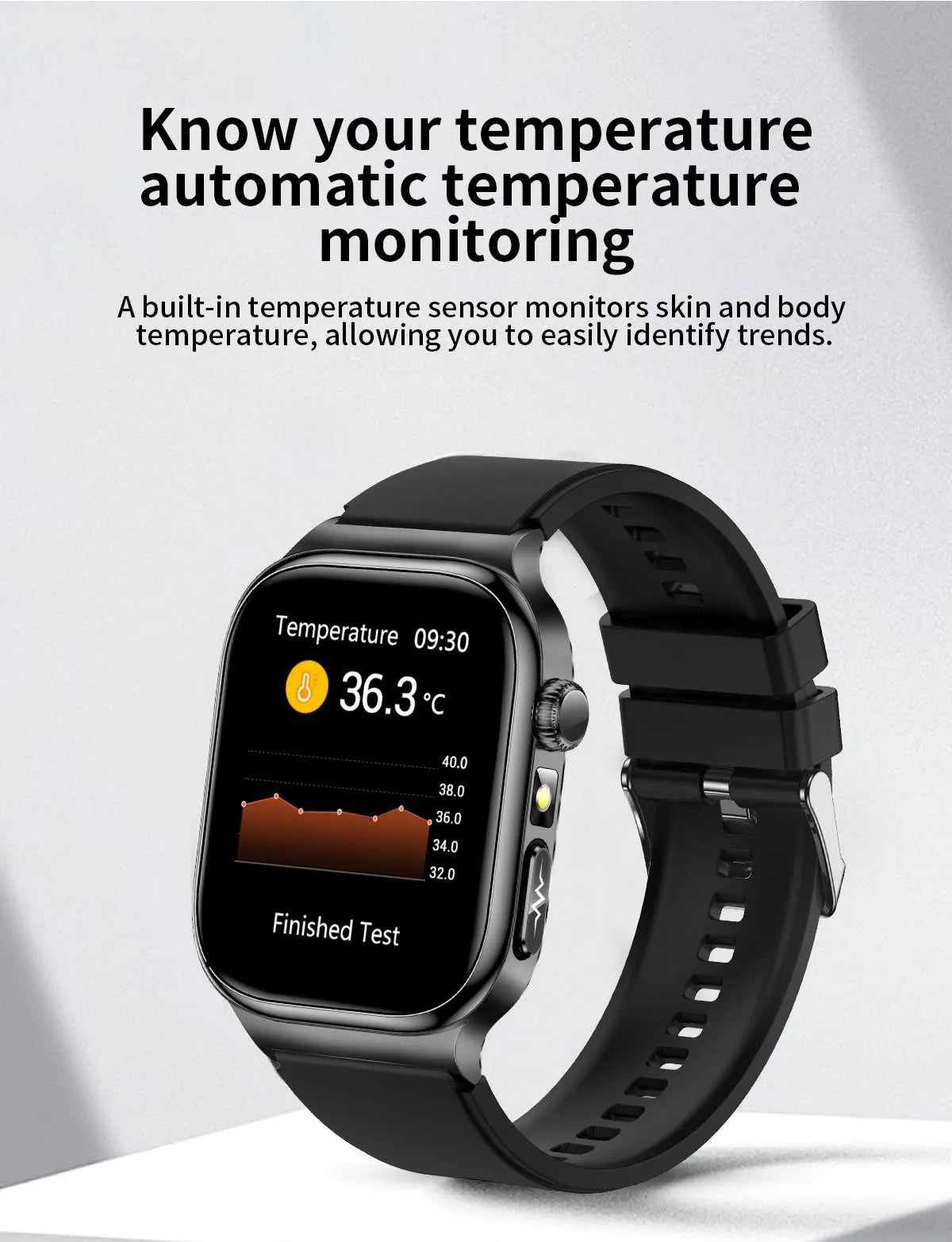 2026 New ECG Heart Health Analysis Smart Watch Accurate Uric Acid Blood Pressure Body Fat Five organ Fitness Health Smart Watch