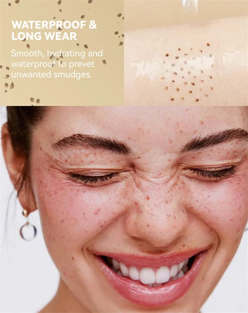 Tidesmit waterproof freckle stamp pen for natural fake freckles in long-lasting face makeup application