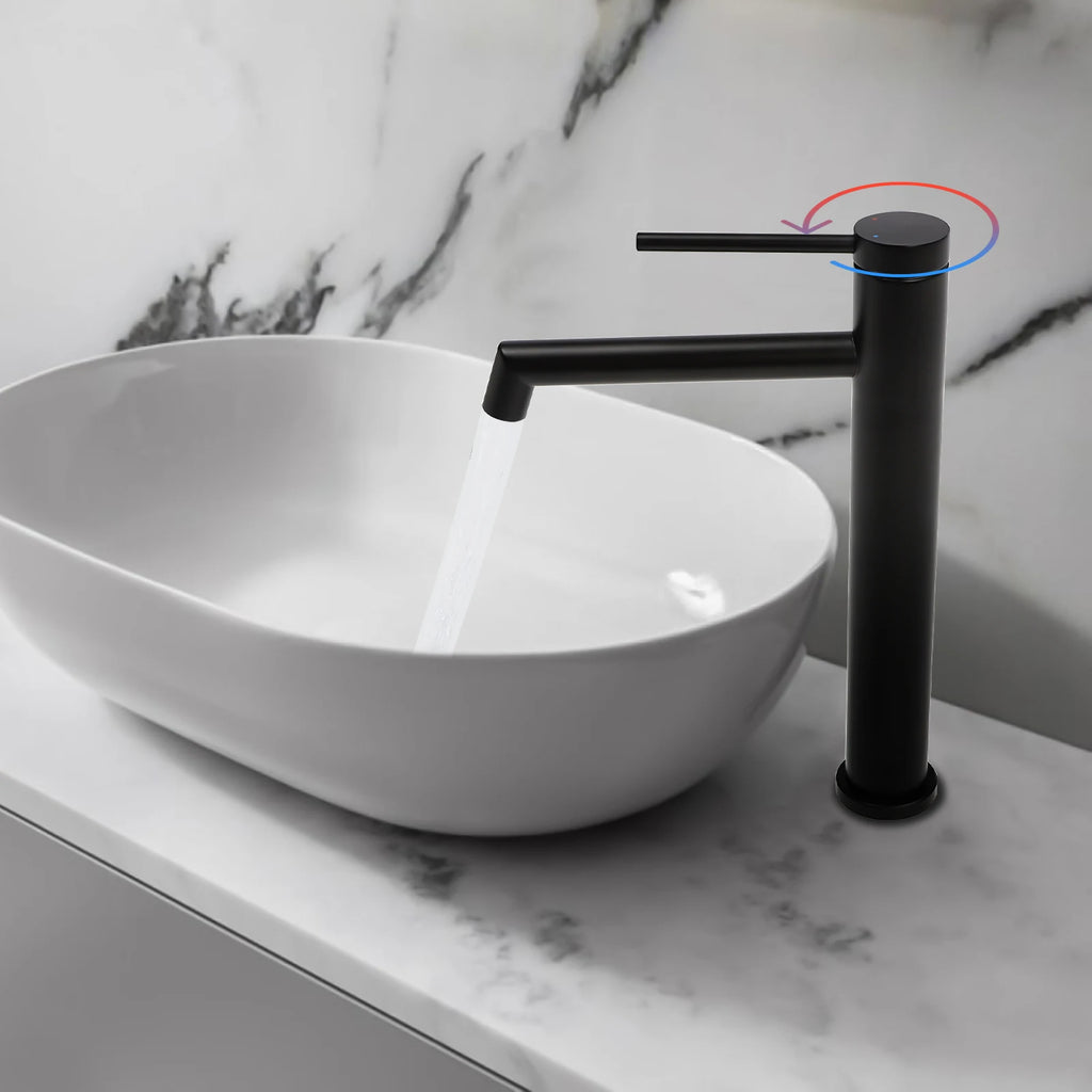 Wash Basin Mixer Tap Rust Resistance Easy to Install Bathroom Faucets Easy to Clean for Kitchens/Restaurants/Laundromats
