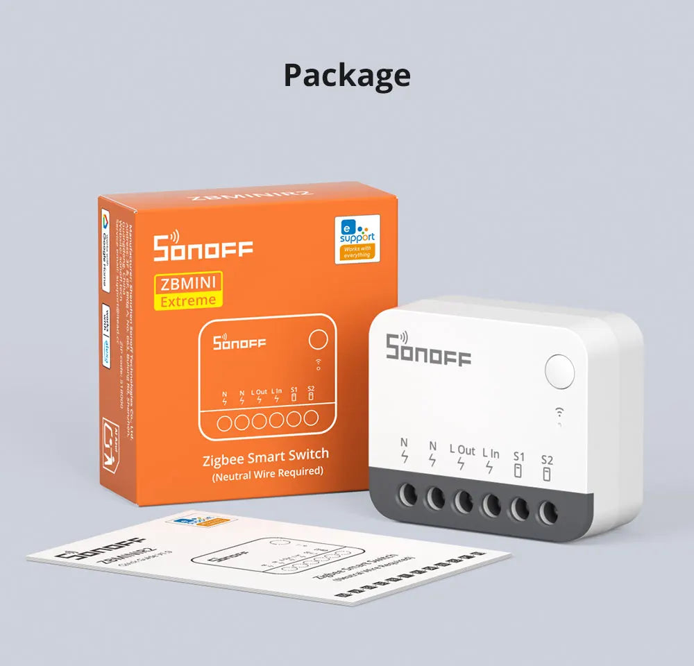 Zigbee Smart Switch Module ZBMINIR2 | Remote Relay Control Tidesmit