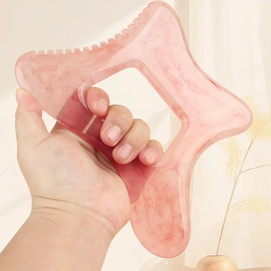 Large Resin Gua Sha Body Massage Tool for Deep Tissue Recovery (Pink) Body Shaping Massage Equipment pink China Mainland