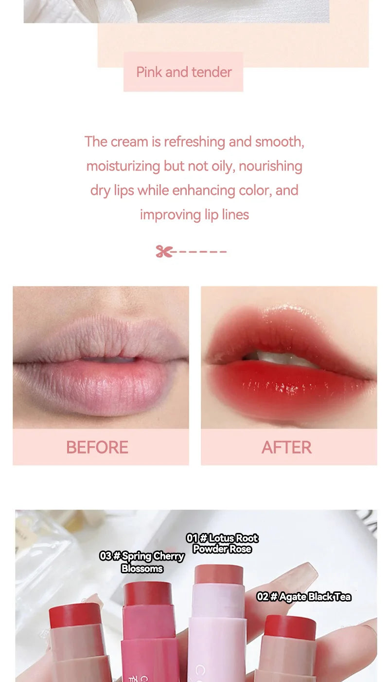 Moisturizing Tinted Lip Balm | Hydrating Lip Treatment | Tidesmit Lip Care Tidesmit