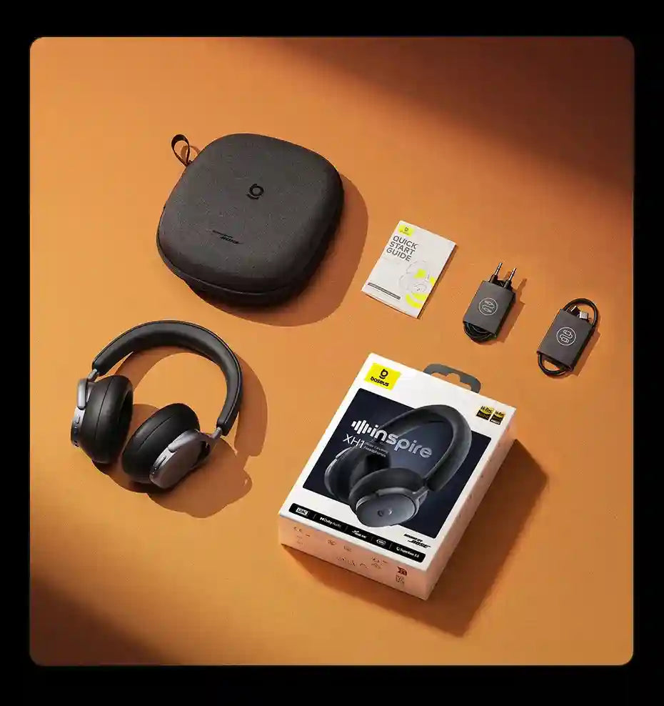 Wireless Noise Cancelling Headphones: 100Hr Playtime - Over-Ear ANC Tidesmit