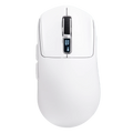 EPOMAKER NEX Lite Wireless Gaming Mouse Wired/Bluetooth/2.4Ghz Ergonomic PAW3311 Sensor Mouse with Dual-Screen for PC/Mac/Linux