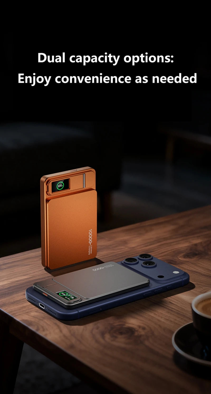 Magnetic Wireless Power Bank 10000mAh for iPhone with PD Fast Charging Tidesmit