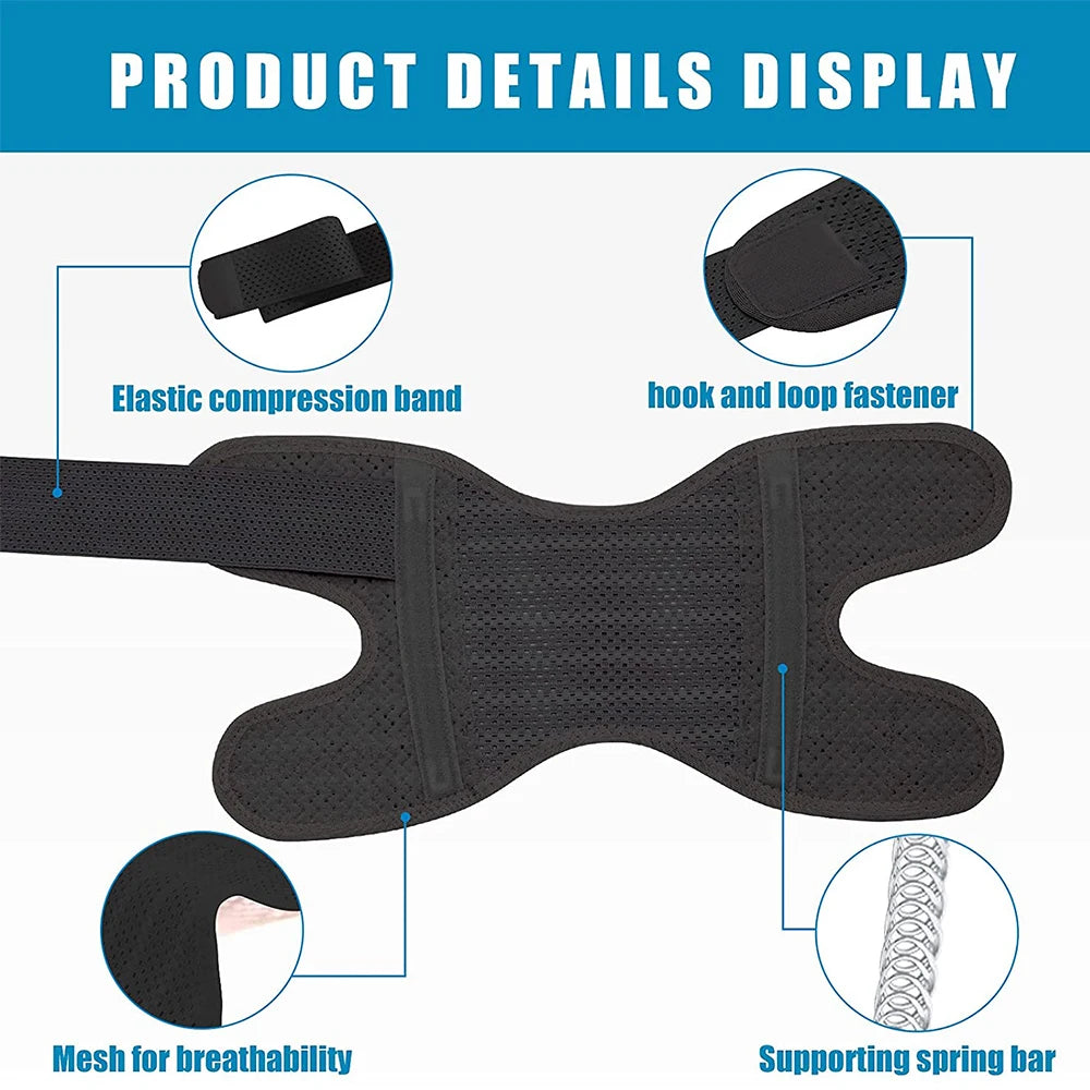 Knee Brace with Side Stabilizers Relieve Meniscus Tear Knee Pain ACL MCL Arthritis,Joint Pain,Breathable Adjustable Knee Support