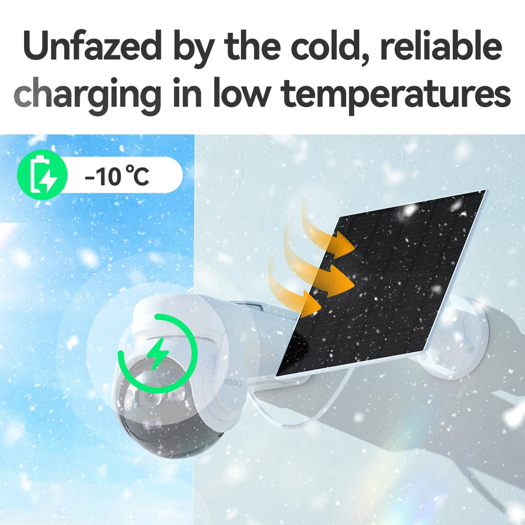 IMOU 4G Sim Solar Camera AOV PT 5MP Security Camera WiFi 360° PTZ Outdoor Camera Human Auto Tracking Battery Surveillance Camera