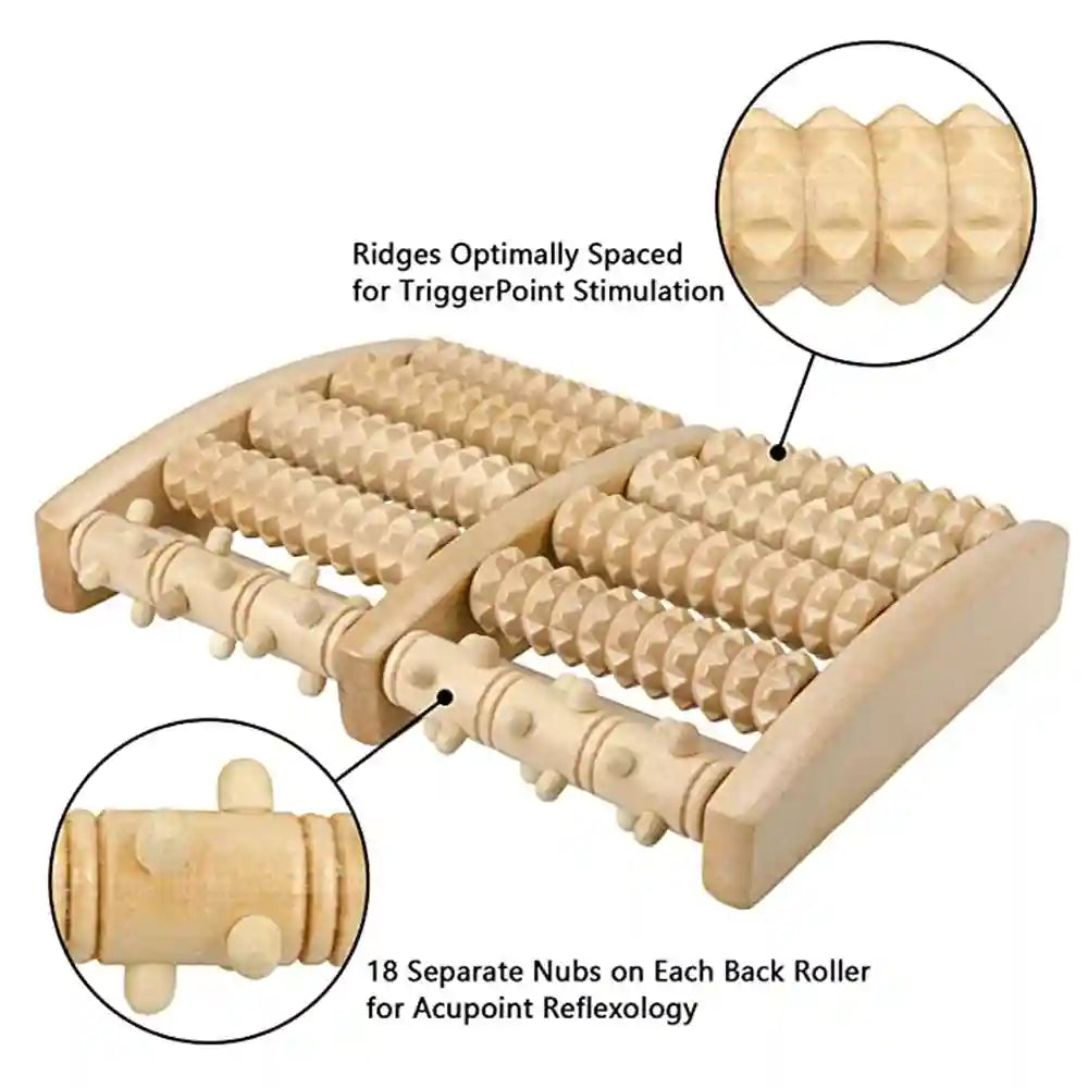 Foot Roller Massager for Plantar Fasciitis Pain Relief with Heat Therapy Massage Roller Tidesmit